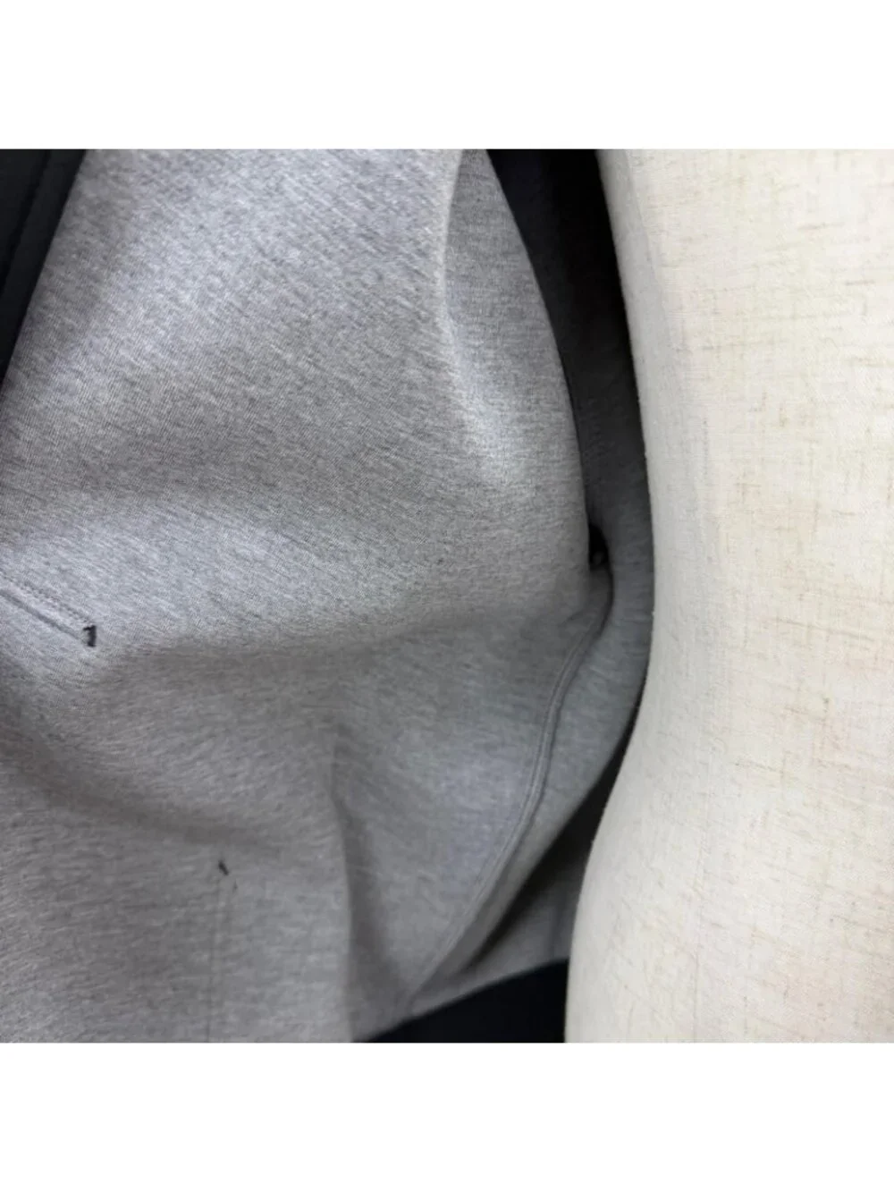 Gucci GG Canvas Contrast Zip Jacket Hoodie Black